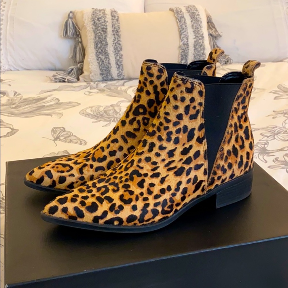 Steve Madden - Jerry Leopard Calf Hair Boots